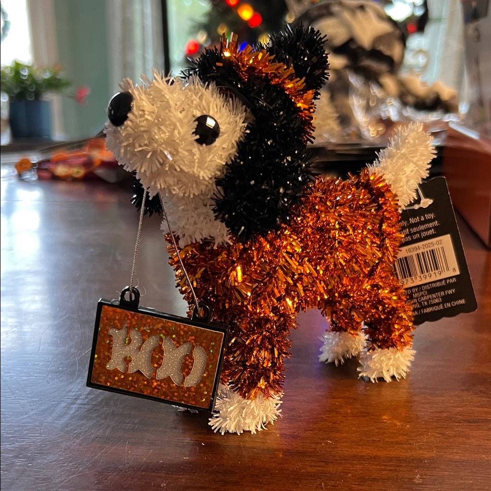 Ashland Festive Dog Decor in Orange and Black